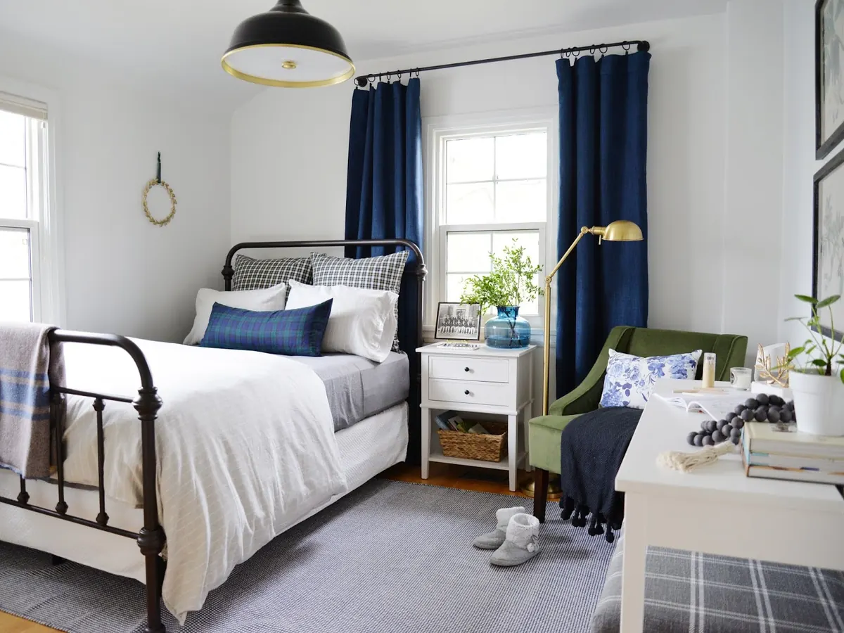 Guest bedroom after renovation