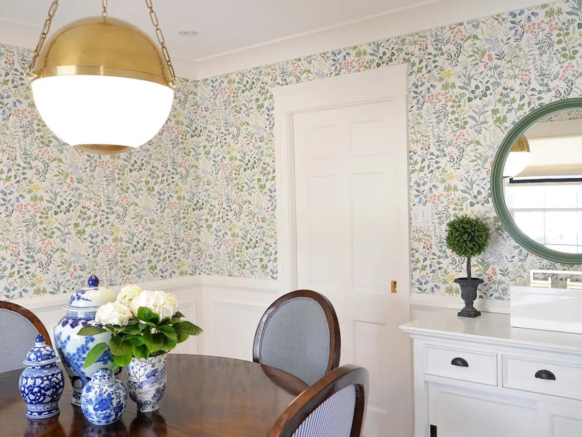 Dining room after renovation